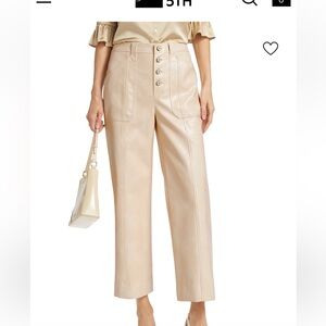NWT: Cinq à Sept Cream Wide Leg Pants